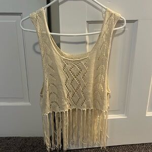 Cupshe Knit swim cover top